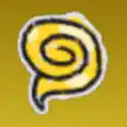 Right Gold Swirl Fleuron