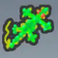 Bead Lizard + Token Link (Full Waxed)