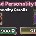🟥✅【+10 Stand Personality Reroll】🟥900R🟥