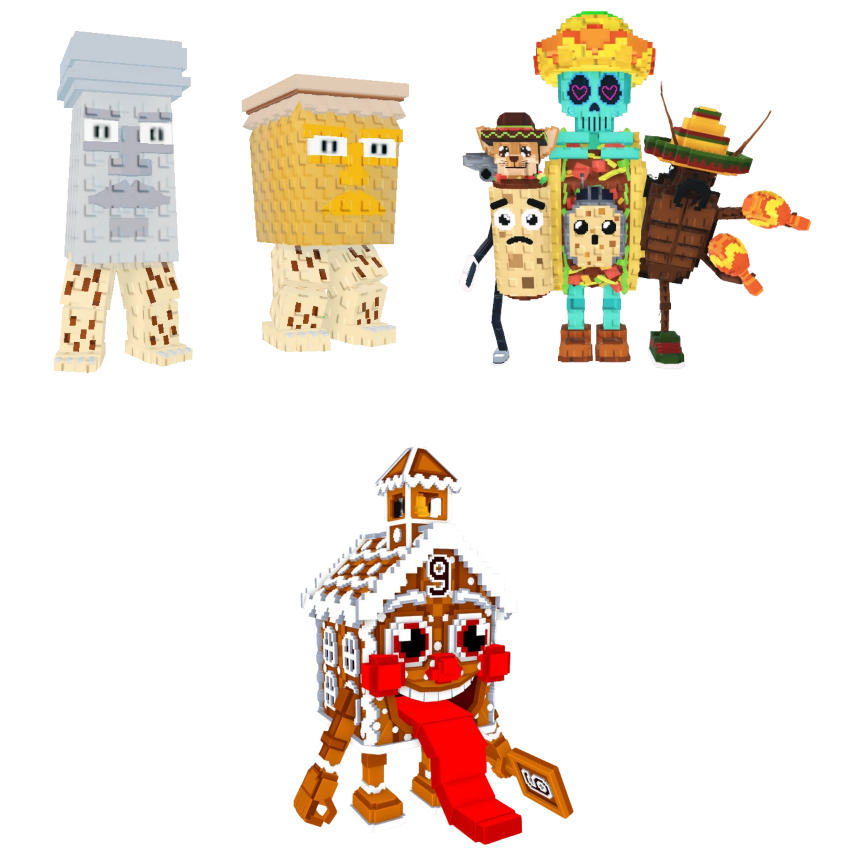 [BUNDLE] - 👽 1x Garama And Madundung 👽 1x La Taco Combinasion 👽 1x La Ginger Sekolah