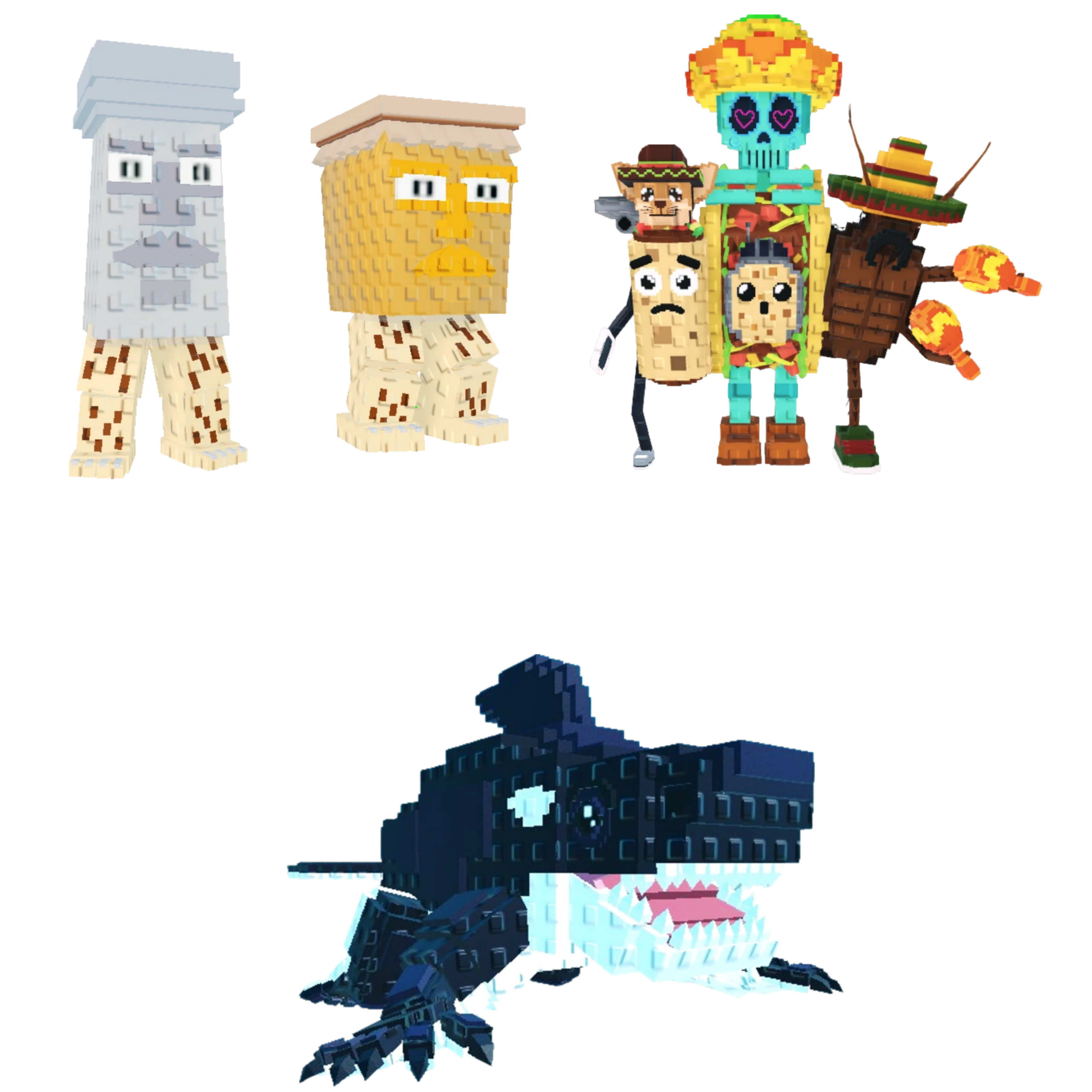 [BUNDLE] - 🤖 1x Garama And Madundung 🤖 1x La Taco Combinasion 🤖 1x Orcaledon