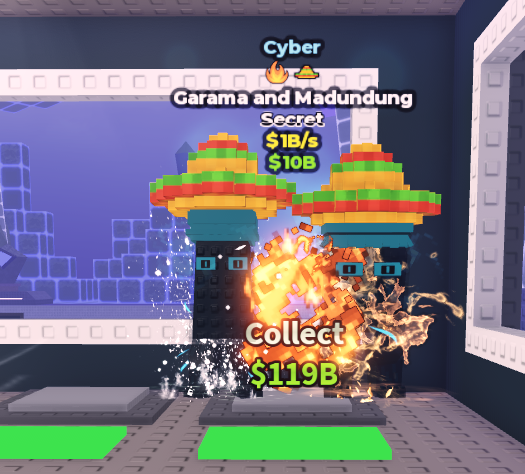 🍔NO TACO🍔 CYBER Garama and Madundung 💵 1B/s 💵 Fire + Sombrero Traits ⭐ YOU GET THE ONE IN PICTURE ✅ 500+ Orders ✅ TOP SELLER ✅ GamerTagz