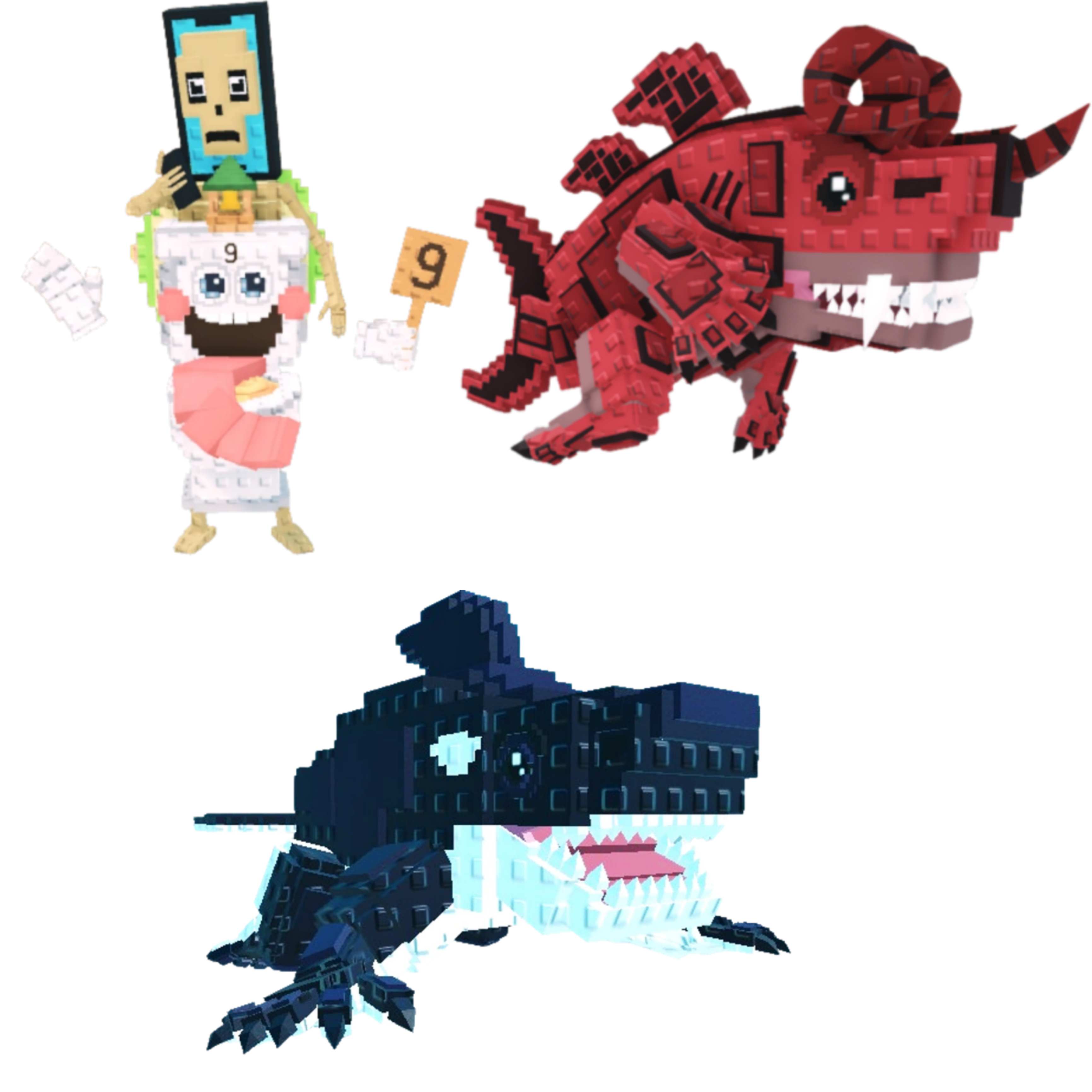 [BUNDLE] - 🌝 1x La Secret Combinasion 🌝 1x Orcaledon 🌝 1x Eviledon