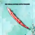 Red Ninja Katana With Finisher