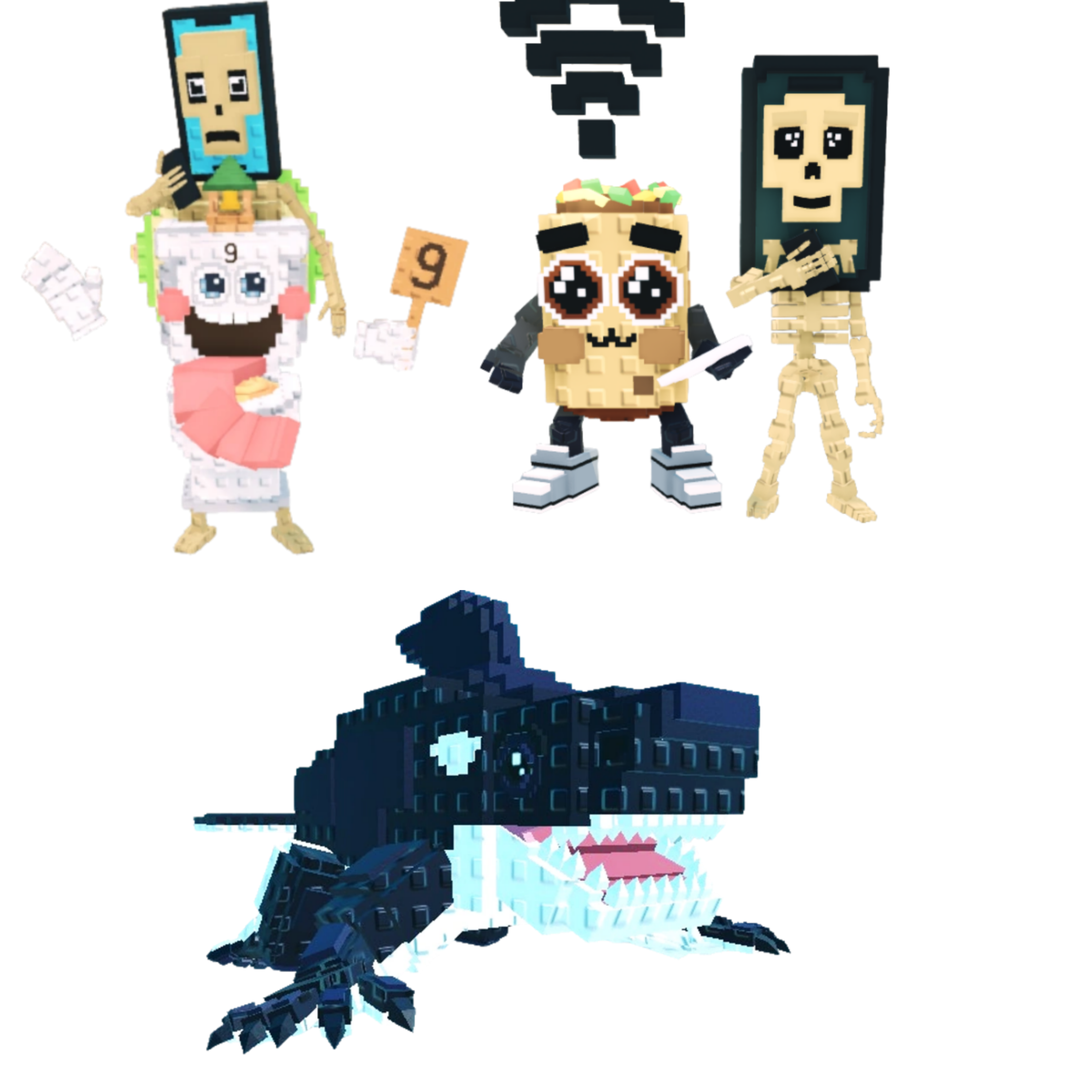 [BUNDLE] - 🌌 1x La Secret Combinasion 🌌 1x Orcaledon 🌌 1x Los Mobilis
