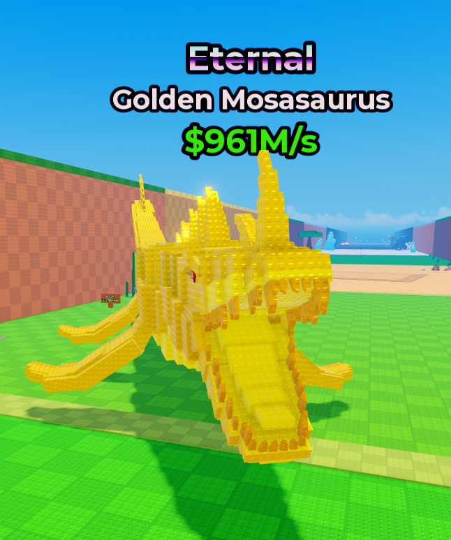 Golden Mosasaurus l 961.1 M/s l Steal an egg