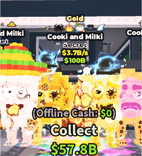 **GOLD COOKI AND MILKI 3.7B/S (SPIDER + 5 TRAITS) – STEAL A BRAINROT – FAST DELIVERY & TRUSTED #V8HK4T**