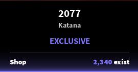 KNIFE DUELS - 2077【800R】