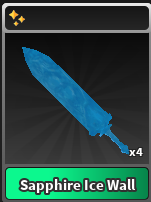 Sapphire Ice Wall 🔥survive the killer map