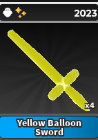 Yellow balloon sword 🔥 survive the killer map