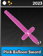 pink balloon sword 🔥 survive the killer map