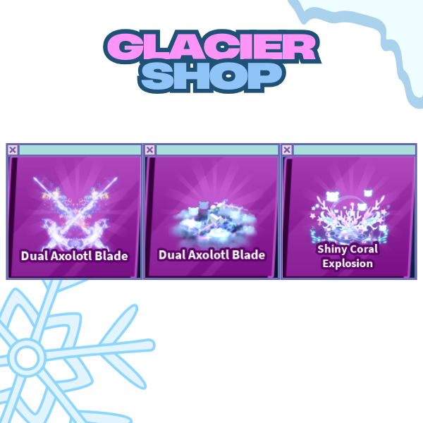 Dual Axolotl Blade + Explosion + Emote ( Limited Set )