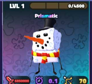 SNOW SPONGE - SPONGEBOB TOWER DEFENSE / STD