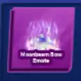 Blade Ball > Moonbeam Bow Full Set ( Sword + Emote ) > Item Trade RBL