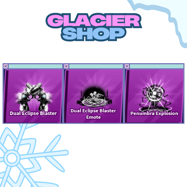 Dual Eclipse Blaster + Explosion + Emote ( Limited Set )