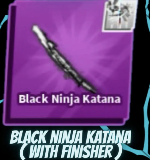 Finisher Black Ninja Katana