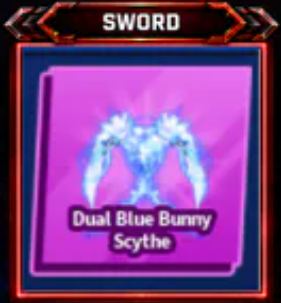 [ Limited Sword ] Dual Blue Bunny Scythe | FAST DELIVERY✅