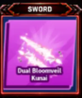 [ Limited Sword ] Dual Bloomveil Kunai | FAST DELIVERY✅