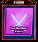 [ Limited Sword ] Dual Neo-Neko Katana | FAST DELIVERY✅