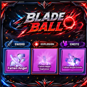 [ Limited Set ] Fallen Angel + Explosion + Emote | FAST DELIVERY✅