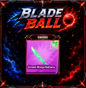 [ Limited Sword ] Green Ninja Katana w Finisher | FAST DELIVERY✅