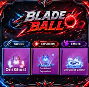 [ Limited Set ] Oni ghost + Explosion + Emote | FAST DELIVERY✅