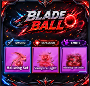 [ Limited Set ] Hellwing Set + Explosion + Emote | FAST DELIVERY✅
