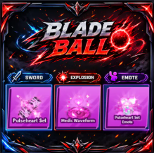 [ Limited Set ] Pulseheart Set + Explosion + Emote | FAST DELIVERY✅