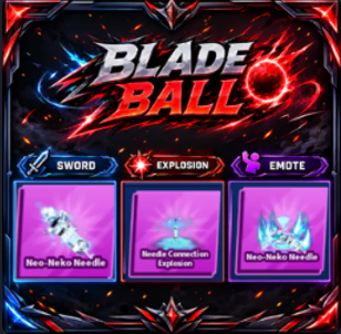 [ Limited Set ] Neo-Neko Needle + Explosion + Emote | FAST DELIVERY✅