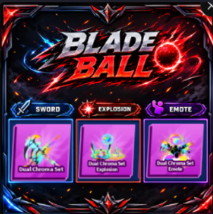 [ Limited Set ] Dual Chroma Set + Explosion + Emote | FAST DELIVERY✅