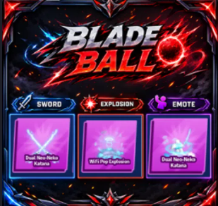 [ Limited Set ] Dual Neo-Neko Katana+ Explosion + Emote | FAST DELIVERY✅