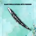 Black Ninja Katana With Finisher