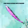 Pink Ninja Katana With Finisher