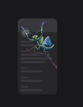 Praying Mantis Profile Effect | Giftlink 🔥4.99$ Decoration