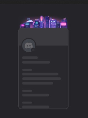 Lofi Skyline Profile Frame🔥Cheap Decoration $4.99
