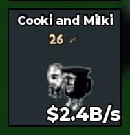 BS7405 Cooki and Milki 2.4B/s with Trait 26 | Clean and Very Rare | Cheapest🔥