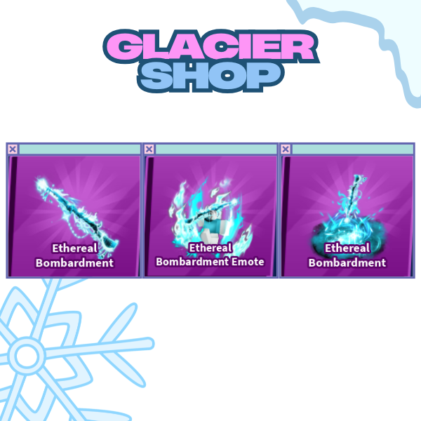 Ethereal Bombardment + Explosion + Emote ( Limited Set )