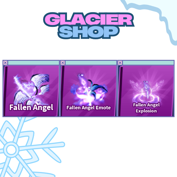 Fallen Angel + Explosion + Emote ( Limited Set )