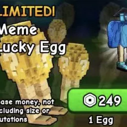Limited Meme Lucy Egg-1Egg(249R) 🔥 Plants vs Brainrots ✅ Instant Delivery