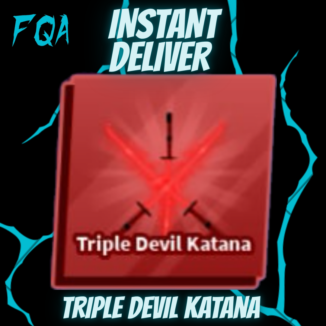 [ Blade Ball ] Triple Devil Katana