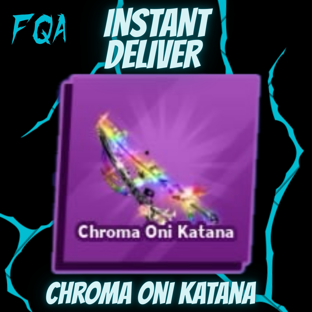 [ Blade Ball ] Chroma Oni Katana