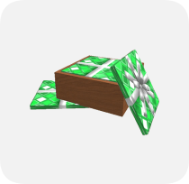 Box of Green Wrapping Paper