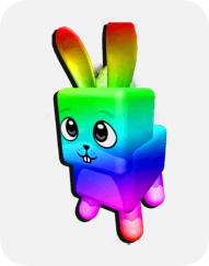 Chroma Fire Bunny Pet