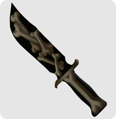 Bones Knife 2024  [MM2]  Instant Delivery (24/7 Online )
