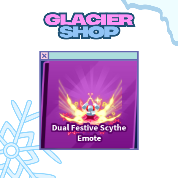 Dual Festive Scythe Emote ( Limited )