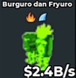 BS7537 BURGURO AND FRYURO RADIOACTIVE 2.4B/S