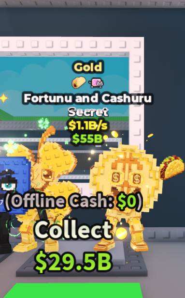 GOLD FORTUNU AND CASHURU 1.1B/S (TACO + NYANCAT) – STEAL A BRAINROT – FAST DELIVERY & TRUSTED #C7WH3T
