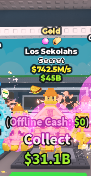 GOLD LOS SEKOLAHS 742.5M/S (BUBBLEGUM + TACO) – STEAL A BRAINROT – FAST DELIVERY & TRUSTED #U9CH7T
