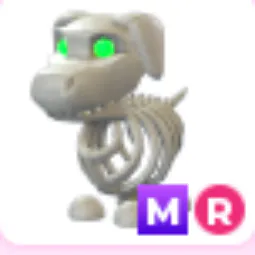 MR > Halloween Skeleton White Dog > Adopt Me