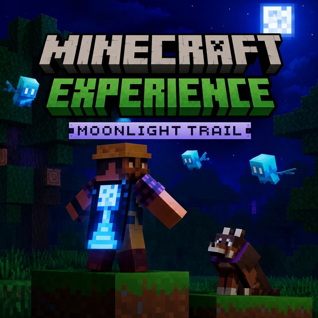 🌙 Minecraft Experience Moonlight Trail Cape Code🌙